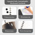 Discbound Notebook - Customizable Refillable 5 Subject Journal with 120 Wide Ruled Pages, 6 Binder Dividers & 16 Tabs,
