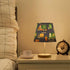 Krafig Garbage Trucks and Trash Bins Table Lamp Nightstand Lamp with Linen Fabric Lamp Shade Night Light Bedside Desk