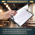 8.5 11 Inch, 2 Pack (3 6 Menu Covers x Clear View Menu Holder Transparent Menu Sleeve, Fits Letter Size Paper