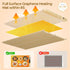 6 6HoursTimer, Food Warming Mat with Protective Table Mat, Graphene Fast Full-Surface Heating Mat, Electric Warming