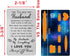 Gifts for Husband Wallet Card, Wedding Anniversary Card for Him, Romantic Birthday Gifts from Wife