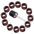 Eujgoov Drum Sanding Bands Sandpaper Kit, Grinding Tools Mandrel for Woodworking Craft Polishing