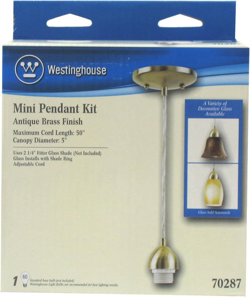 70287 WESTINGHOUSE Lighting Corp AB Mini Pendant Kit