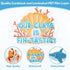 gisgfim Under The Sea Bulletin Board Decoration Set with Sea Animals Cutouts and Borders for Ocean Theme Classroom Decor