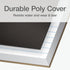 Oxford 3 Subject Spiral Notebook, College Ruled, 6 Pack, Water Resistant Poly Cover, 150 Sheets