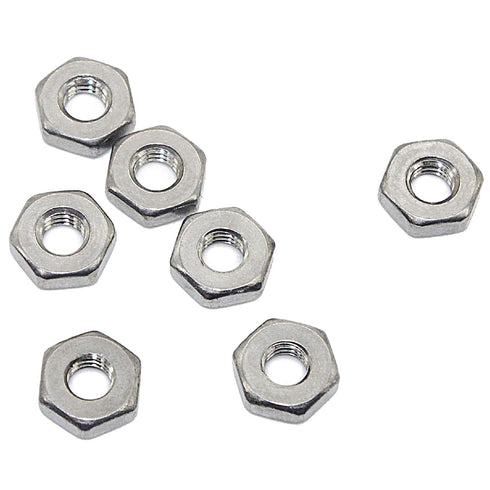 Fullerkreg 10-24 18-8, 100 Machine Screw Hex Nuts, Stainless Steel Bright Finish, Quantity
