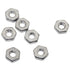 Fullerkreg 10-24 18-8, 100 Machine Screw Hex Nuts, Stainless Steel Bright Finish, Quantity