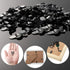Metal Bow Shape Frame Turn Button with Screws for Hanging Pictures, Photos, Drawings, Posters, Black (100 Pieces)