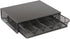 Safco Products Coffee and Sugar Organizer 3274BL Hospitality Tray, Black, 1 Drawer, 12"W x 11"D x 3 ¼"H