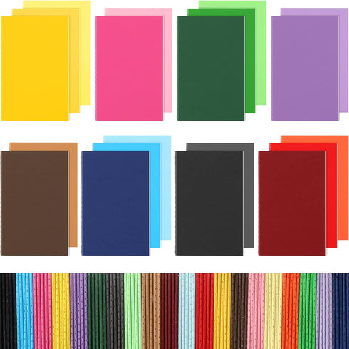 Yexiya Mini Notebooks Set, 100 Packs Colorful Lined Pocket Notepad, 3.5 x 5.5 Inch, 20 Colors for School Kids
