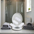 Galyacht 4 Set, Pcs Transparent Toilet Seat Bumper Silicone Strong Adhesive Toilet Seats Lid Bumpers, Toilet Seat