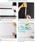 Magnetic Dry Erase Whiteboard Paper, 12" x 18" Self Adhesive for Wall, Includes Marker and Magnetic Eraser