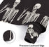 Britimes Large Gaming Mouse Pad, Black Skull Non-Slip Desk Pad for Keyboard and Mouse, 31.5 x 15.7 in for Gamer Office