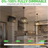 IINVGOOD 12-Pack Dimmable Bulbs 40 5000K Bulb, 4W 460 Bulbs, E12 Bulbs, 90+CRI LED Candelabra Light Watt Equivalent