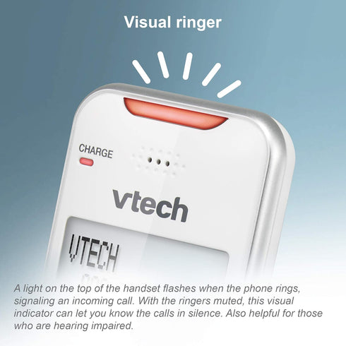 VTech VS112-27 DECT 6.0 Bluetooth Cordless Phone with 2 Handsets, Answering Machine, Call Blocking, Caller ID, Intercom