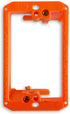 1 Pack Low Voltage Mounting Brackets 1 Gang for Drywall Outlet Cable Pass Through Wall Plates.