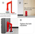 Door Stoppers Security - Portable Door Lock for Travel Anti Theft Door Blocker, Hotel Room Apartment Safety - No Drill