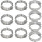 LUORNG 10PCS G9 Light Socket Fixed Rings M20 Shade Holder Adapter Table Floor