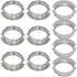 LUORNG 10PCS G9 Light Socket Fixed Rings M20 Shade Holder Adapter Table Floor