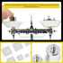 7 Pcs Precision Scale Calibration Weight Set: 5g, 10g, 2x20g, 50g, 100g Steel Weights with Tweezers
