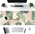 Green Simple Cat Desk Mat, Cute Long Mouse Pad for Laptop Gaming, Office Decor Accessories (31.5x11.8In)