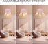 3 GU10 Bulb Light Track Lighting Fixtures Ceiling, Pink Round Directional Spotlight Fixtures, Flush Mount Ceiling