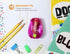 Bostitch Office Pencil Sharpener - Twist-N-Sharp, 3-Pack with 12 Colored Pencils for Kids Activities