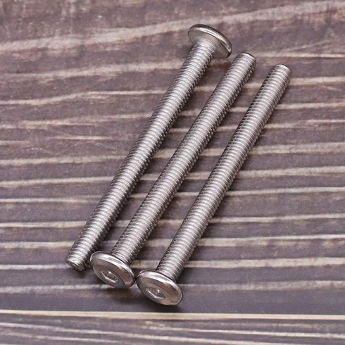 M6-1.0 x 65mm Hex Socket Head Cap Screws, 304 Stainless Steel 18-8, Flat Countersunk Machine Screws for Furniture,