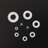 Nylon Flat Washer Assortment Set – 600 Pieces, 9 Sizes - M2 M2.5 M3 M4 M5 M6 M8 M10 M12