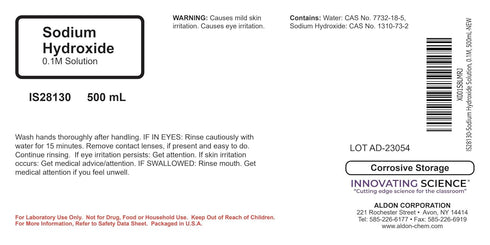 Innovating Science Sodium Hydroxide Solution, 0.1M, 500mL - The Curated Chemical Collection