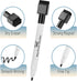 Mr. Pen Magnetic Dry Erase Markers, 8 Pack with 1 Eraser, Fine Tip Black Dry Erase Markers with Magnet
