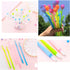 YYaaloa 20PCS Color Changing Rose Flower Pens, Novelty Fun Gel Ink Pen for Birthday Party Favors