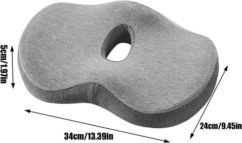 Generic Heavy Duty Support Cushion - Posture Support, Seat Cushion for Airplane Travel | Orthopedic Memory Foam Pillow