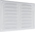 Vent Systems 10" x 7.5" Inch White Air Vent Cover, Metal Air Return Grill with Mesh