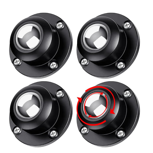 XIBGH Self Adhesive Caster Wheels, Appliance Rollers for Kitchen Appliances, Stainless Steel Universal