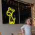 HOUJAUMAI 5V Giraffe Gifts for Kids Bedroom Night Light with Baby Smart Giraffe Lamp Cool Room Decor Bedside Lamp Boys