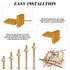 XhjzgcTech 16-Set Crib Screws Replacement Kit,Bolts & Barrel Nuts & Wooden Dowels, Hex Socket Head Cap Screws Nuts