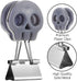 Skull Shape Medium Paper Clips, Easy Grip Binder Clips, Assorted Color, 10 Pcs/Set School Office Supplies