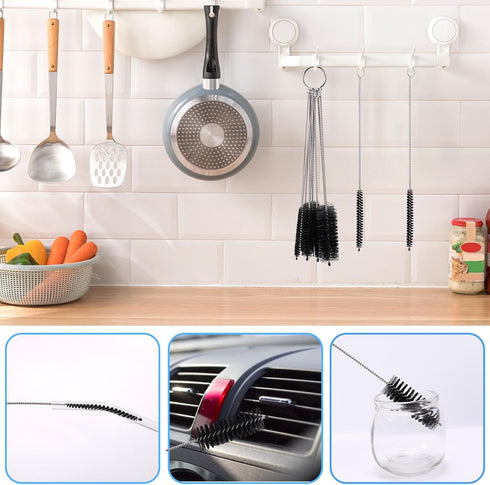 16pcs Long Tube Cleaner Set, Extra Long Hose Cleaning Brush for Fish Tank, Kitchen, Straw