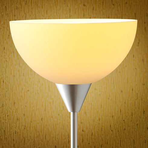 4pcs Floor Lamp Shade Torchiere Lamp Shades Replacement Plastic Bowl Shape White Lamp Shades Light Covers for Floor