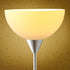 4pcs Floor Lamp Shade Torchiere Lamp Shades Replacement Plastic Bowl Shape White Lamp Shades Light Covers for Floor