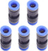 5PCS 10mm to 12mm Tube Air Pneumatic Push in Straight Gas Fittings Quick Connectors