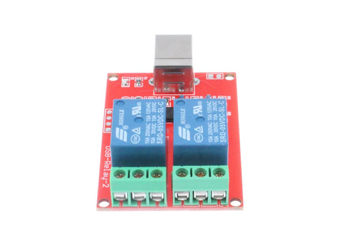 NOYITO 2-Channel 5V USB Control Relay Module, Drive-Free Plug and Play for PC Smart Controller