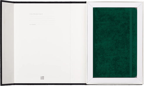 Moleskine Limited Edition Velvet Notebook, Large (6" x 9"), Hard Cover, Ruled, Bottle Green, 240 Pages