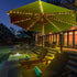 Patio Umbrella Lights, 104 LED String Lights with Remote Control, 8 Lighting Modes, Battery Operated Waterproof Outdoor
