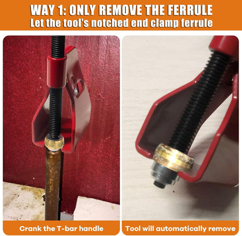 Compression Sleeve Puller Tool for 1/2 Copper Water Compression Sleeve & 1/2-Inch Copper Tubing, Plumbing Tools