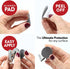 Force Magnet Magnetic Clips Pack of 10, Heavy Duty Super Strength Clips with Anti Scratch Pads (Gold)