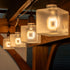 Bulb Bulb, E26 5W (50 2700K LED Cube Light, Unique Edison with Square Filament, Large Decorative Lamp, String