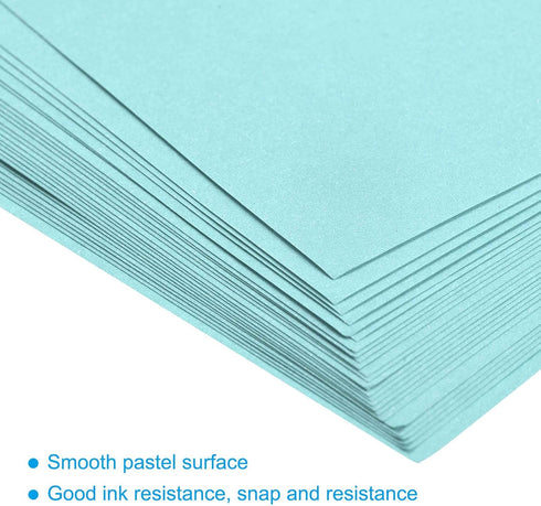 50 8.3 5.8 Inch 80gsm MECCANIXITY Sheets Colored Copy Paper x Printer Paper Light Blue for Office Printing, Document