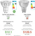 Dimmable GU10 LED Light Bulbs, 5000K Daylight MR16 Replacement, 5W 500LM, 6 Pack